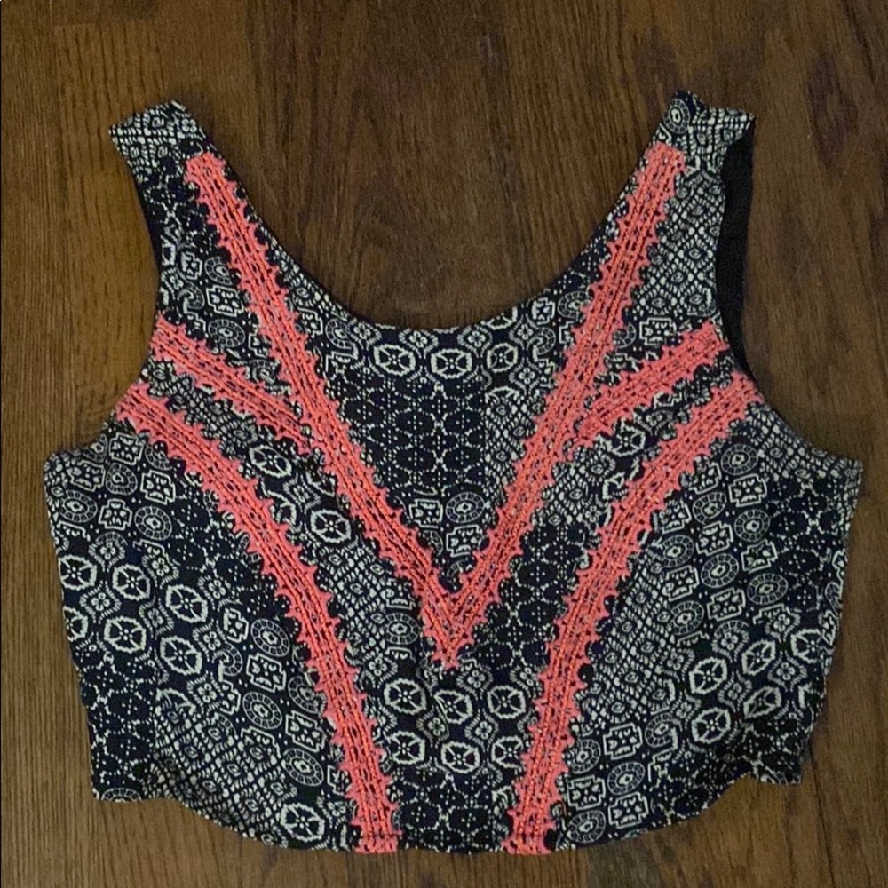 Crop top and skirt matching set